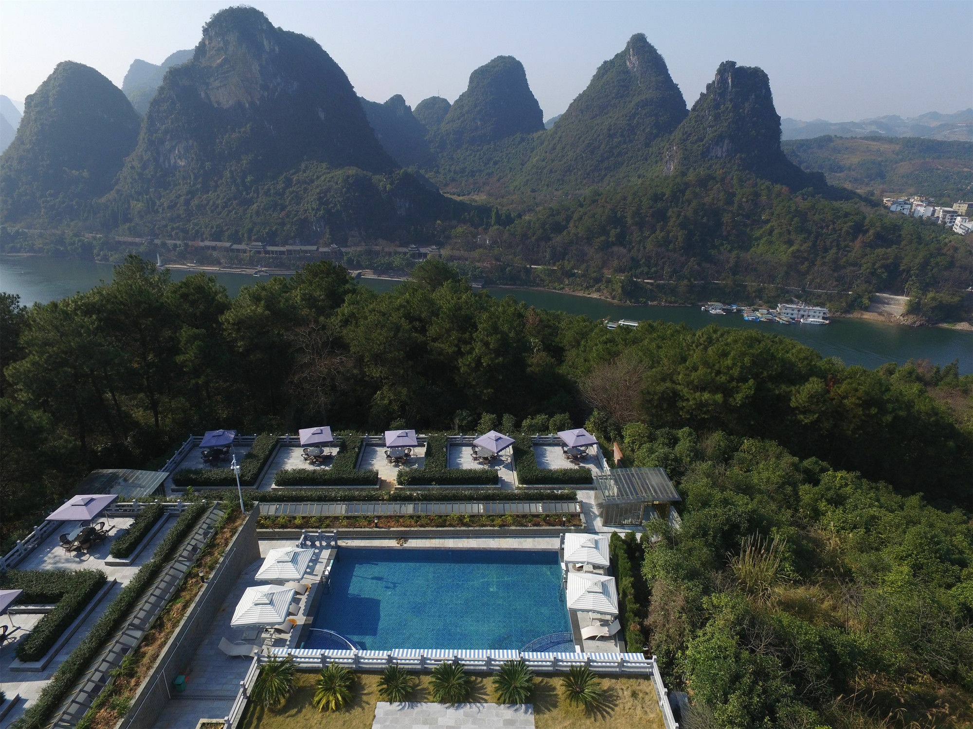 Yangshuo Mountain Top Retreat Bagian luar foto