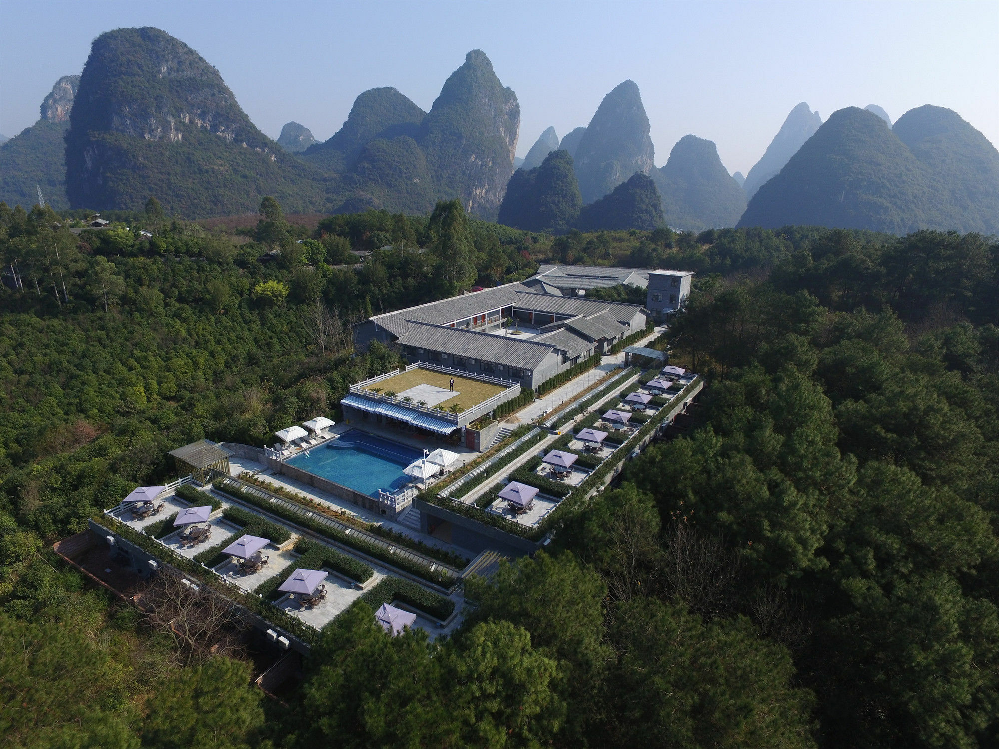 Yangshuo Mountain Top Retreat Bagian luar foto