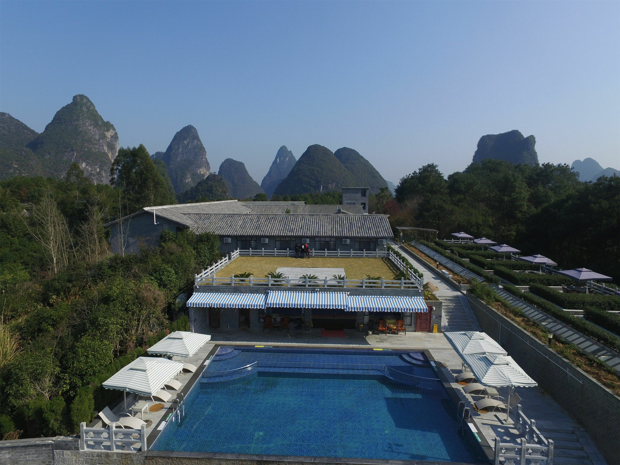 Yangshuo Mountain Top Retreat Bagian luar foto